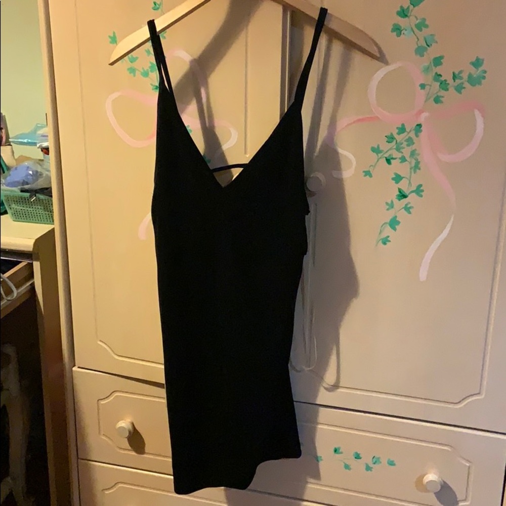 American Apparel Sexy Velvet little black dress
